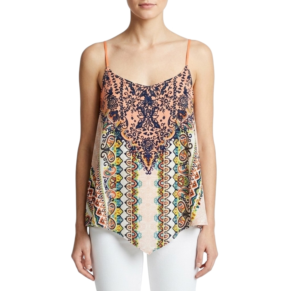 Parsley Crop Top Spaghetti Strap Eyelash Couture